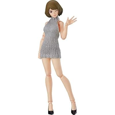 figma Styles 女性body(チアキ) with バックレスセーターコーデ