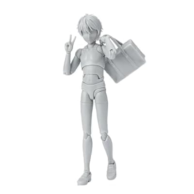 S.H.Figuarts ボディくん -スクールライフ- Edition DX SET (Gray Color Ver.)