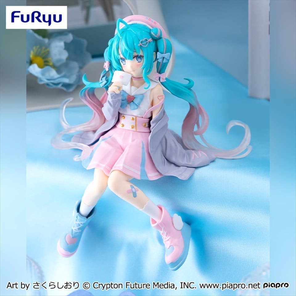 初音ミク ぬーどるストッパーフィギュアー恋するセーラー服 グレーver.ー