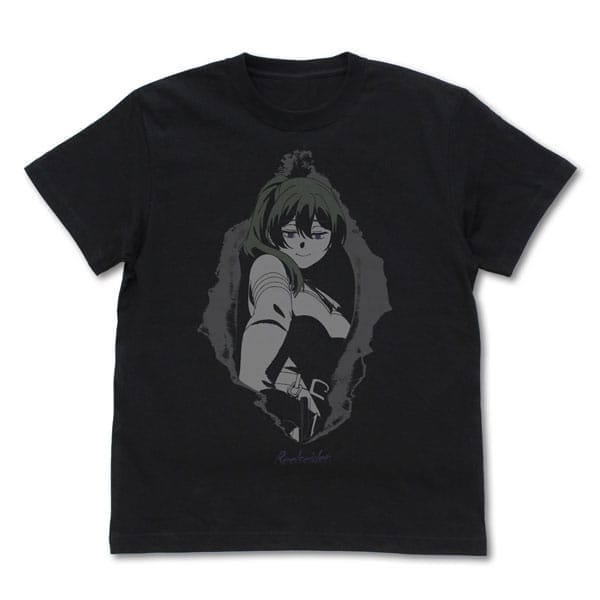 葬送のフリーレン ユーベルの大体なんでも切る魔法 Tシャツ/BLACK-L