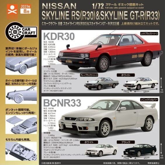 Cカークラフト 日産 スカイラインRS