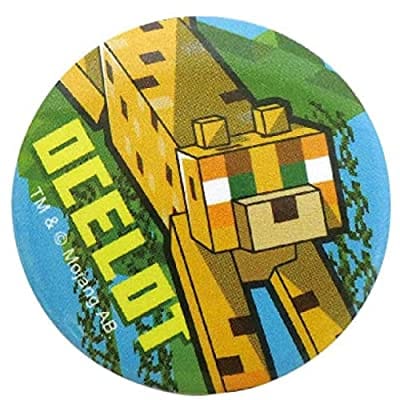 Minecraft 缶バッジ ヤマネコ