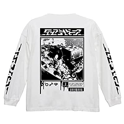 ソニックフロンティア ビッグシルエットロングスリーブTシャツ WHITE