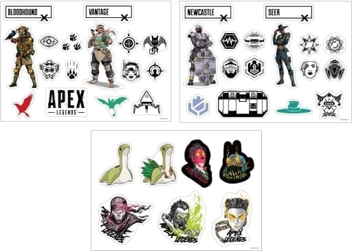 Apex Legends シール・ステッカー D.集合 デカールステッカー3枚セット