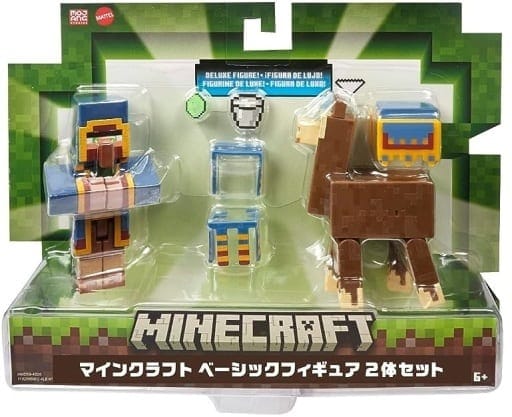 マインクラフト フィギュア 行商人とラマ ベーシックフィギュア