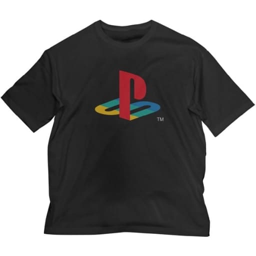 プレイステーション ビッグシルエットTシャツ for 初代 PlayStation/BLACK-L
