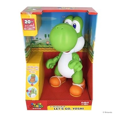 スーパーマリオ おもちゃ トーキングフィギュア LET’S GO、YOSHI