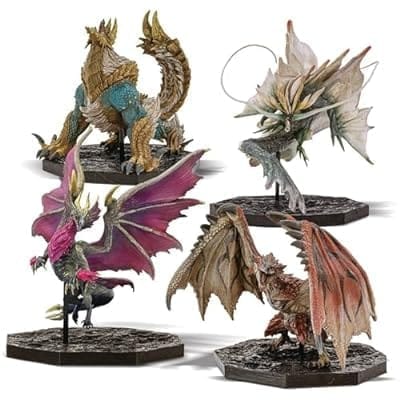 モンスターハンター CAPCOM FIGURE BUILDER CUBE MONSTER HUNTER 4体セットボックス(リオレウス/ジンオウガ/メル・ゼナ/アマツマガツチ)