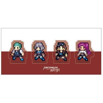 ファイアーエムブレム 風花雪月 クリアクリップ4個セット 黒鷲の学級B