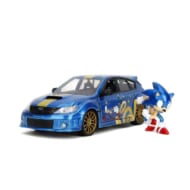 JADATOYS 1/24 スバル インプレッサ WRX STI 2012 ソニック・ザ・ヘッジホッグ フィギュア付 完成品ミニカー