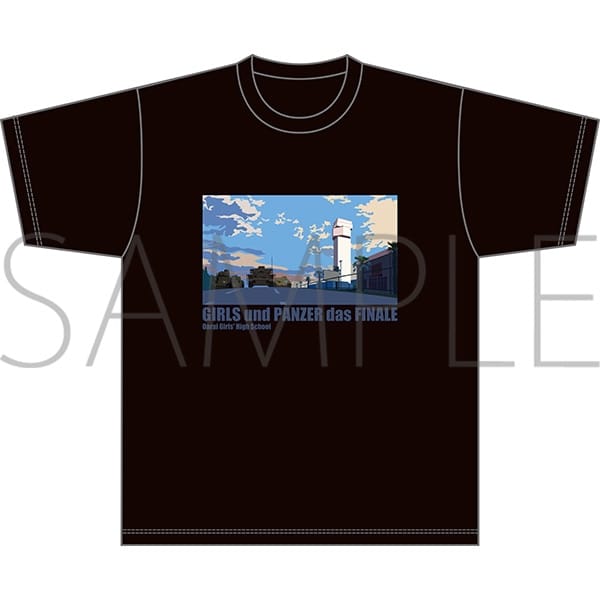 ガールズ&パンツァー最終章 場面写アートTシャツ 黒