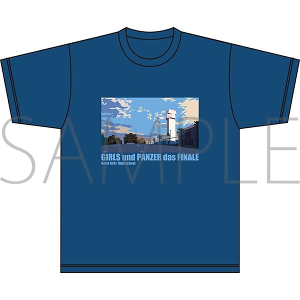 ガールズ&パンツァー最終章 場面写アートTシャツ インディゴ