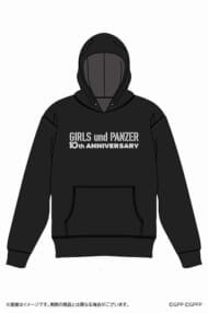 ガールズ&パンツァー [10周年記念商品] パーカー[10周年記念ロゴデザイン] XL