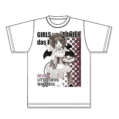 ガールズ&パンツァー 最終章 描き下ろしグラフィックTシャツ【西住みほ】小悪魔ウエイトレス