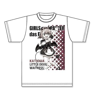 ガールズ&パンツァー 最終章 描き下ろしグラフィックTシャツ【カチューシャ】小悪魔ウエイトレス