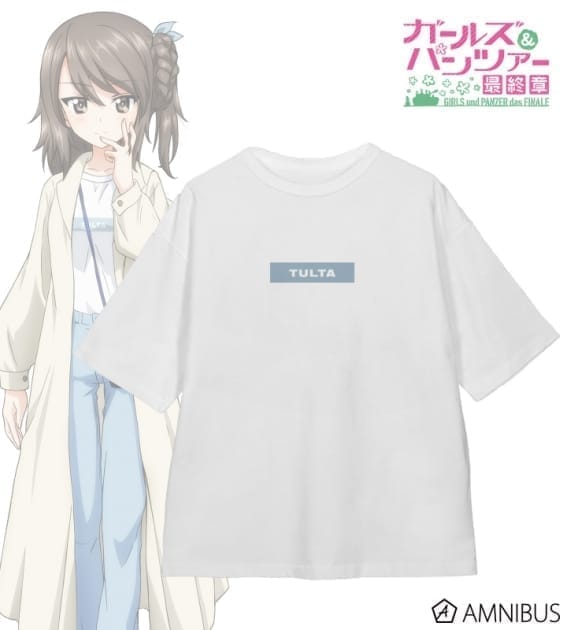 ガールズ&パンツァー 最終章 描き下ろし デート私服ver. ミカ 着用 BIGシルエットTシャツユニセックス(サイズ/Free)