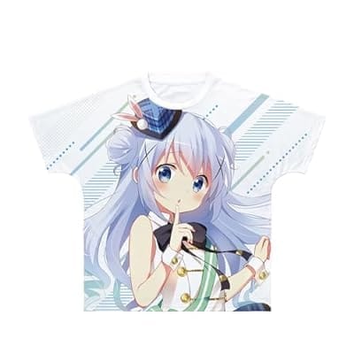 ご注文はうさぎですか? BLOOM チノ フルグラフィックTシャツユニセックス(サイズ/XL)