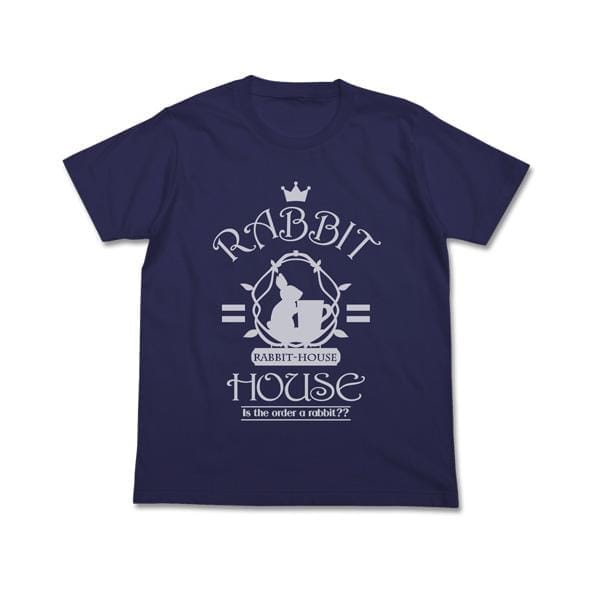 ご注文はうさぎですか?? ラビットハウス ドライTシャツ/NAVY-L