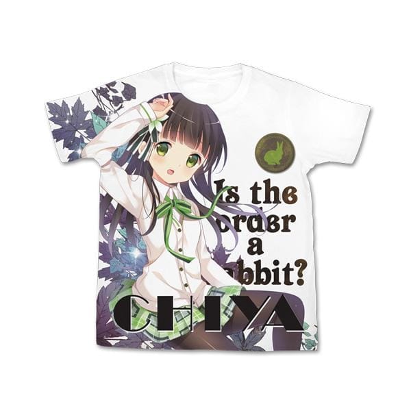 ご注文はうさぎですか?? 千夜 フルグラフィックTシャツ/WHITE-XL