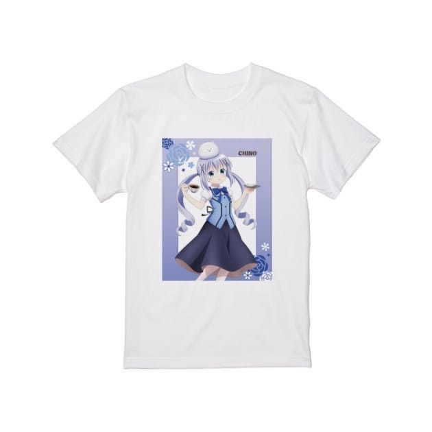 ご注文はうさぎですか? BLOOM 描き下ろし チノ 素敵なティータイムver. Tシャツメンズ(サイズ/XL)