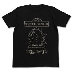 ご注文はうさぎですか? ラビットハウスTシャツ/BLACK-S