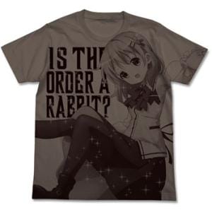 ご注文はうさぎですか? ココア オールプリントTシャツ/CHARCOAL-XL