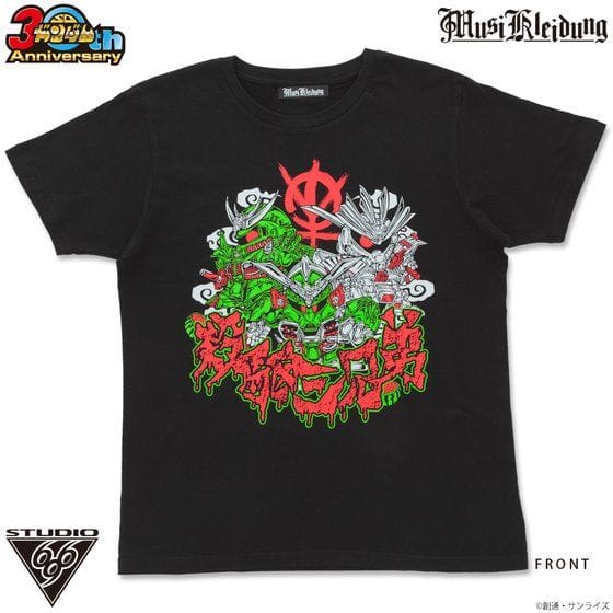 Musikleidung SDガンダム Tシャツ SD戦国伝 殺駆三兄弟