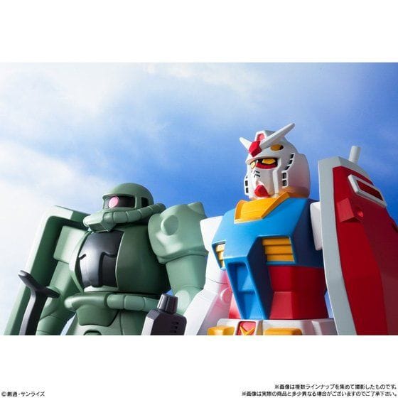 DXソフビスーツガンダム「ガンダム/量産型ザク」