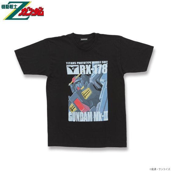 機動戦士Zガンダム フルカラーTシャツ RX-178 ガンダムマークII  (ティターンズ仕様)