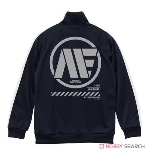 機動戦士Zガンダム アナハイム・エレクトロニクス ロゴ ジャージ NAVY×WHITE M