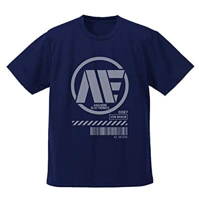 機動戦士Zガンダム アナハイム・エレクトロニクス ドライTシャツ NAVY L