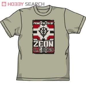 ガンダム 公国軍旗Tシャツ サンドカーキ M