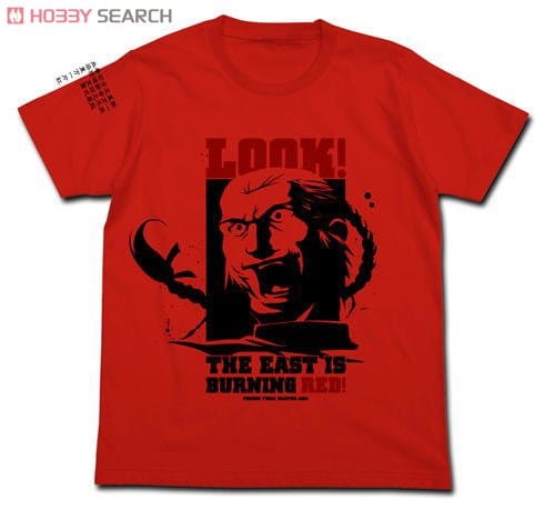 機動武闘伝Gガンダム 東方は赤く燃えている！Tシャツ FRENCH RED S