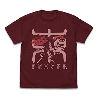 機動武闘伝Gガンダム マスターガンダム＆風雲再起 Tシャツ BURGUNDY L