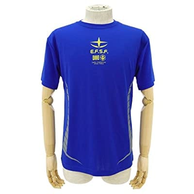 機動戦士ガンダム 地球連邦軍ドライTシャツ COBALT BLUE XL