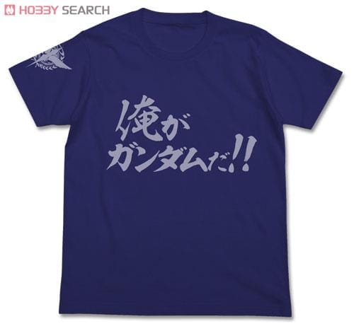 機動戦士ガンダム00 俺がガンダムだ!! Tシャツ NIGHT BLUE S