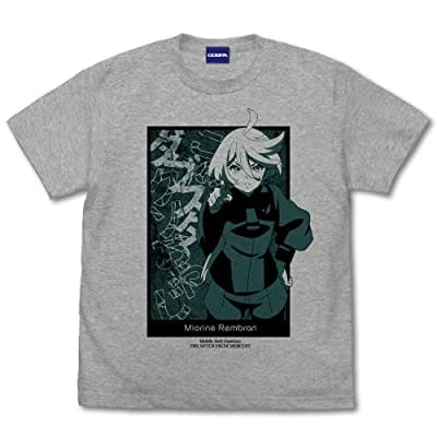 機動戦士ガンダム 水星の魔女 ミオリネ このダブスタクソおやじ Tシャツ MIX GRAY-XL