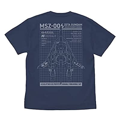 機動戦士Zガンダム ウェイブライダー 描き下ろしTシャツ スレート Mサイズ