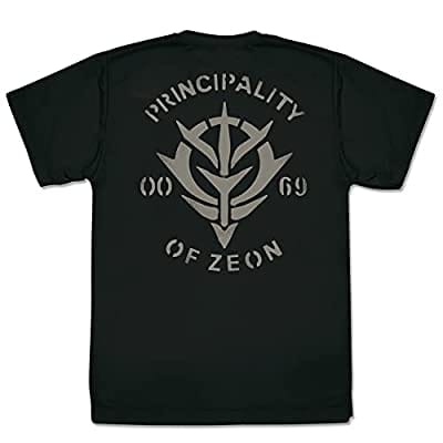 機動戦士ガンダム ジオン公国軍 ドライTシャツ BLACK