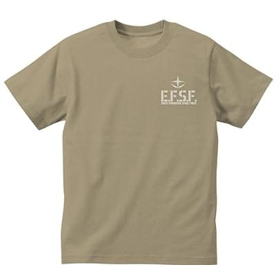 機動戦士ガンダム 連邦軍ヘビーウェイトTシャツ SAND KHAKI S