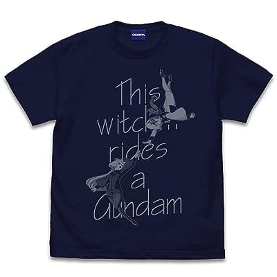 機動戦士ガンダム 水星の魔女 スレッタ&ミオリネ Tシャツ NAVY