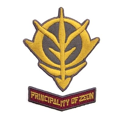 機動戦士ガンダム PRINCIPALITY OF ZEON ワッペンセット(アイロン式)