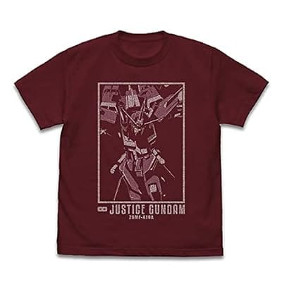 機動戦士ガンダムSEED DESTINY インフィニットジャスティスガンダム Tシャツ BURGUNDY M