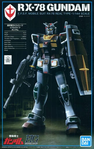 1/144 HGUC RX-78-2 ガンダム 21stCENTURY REAL TYPE Ver. 「機動戦士ガンダムMSV」