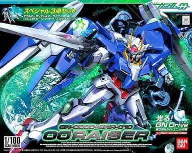 1/100 GN-0000+GNR-010 ダブルオーライザー [ダブルオーガンダム+オーライザー] スペシャル3点セット 「機動戦士ガンダム00(ダブルオー)」