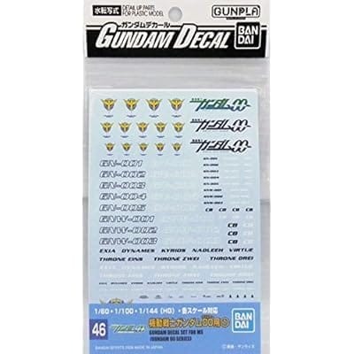 ガンダムデカール GD46 ダブルオー汎用(1)