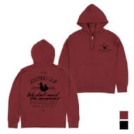 ハイキュー!! 稲荷崎高校バレーボール部 ジップパーカー/BURGUNDY-M>