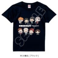 ハイキュー!! みんなmochocho化大作戦! 第1弾 Tシャツ M-A 集合 ブラック Sサイズ