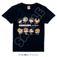 ハイキュー!! みんなmochocho化大作戦! 第2弾 Tシャツ M-SA 集合 ブラック Lサイズ