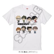 ハイキュー!! みんなmochocho化大作戦! 第3弾 Tシャツ M-YA 集合 ホワイト Sサイズ